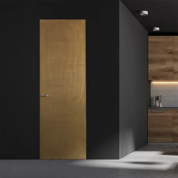 Porta filomuro Walldoor Surface Ottone